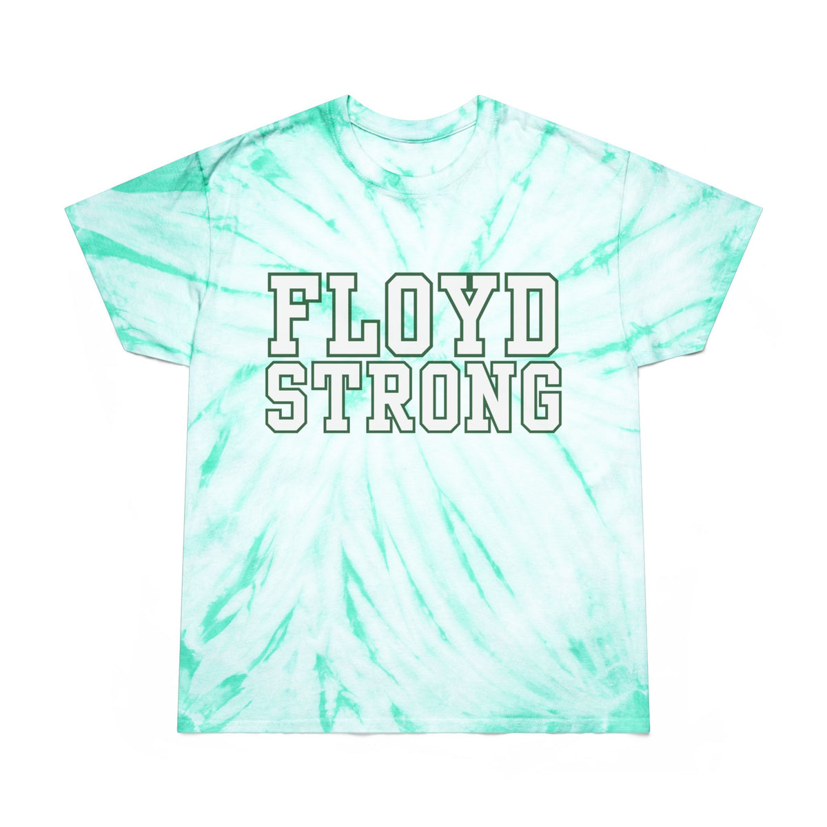Floyd Strong Tie-Dye Tee - Bright Yellow Cyclone T-Shirt for Positive Vibes