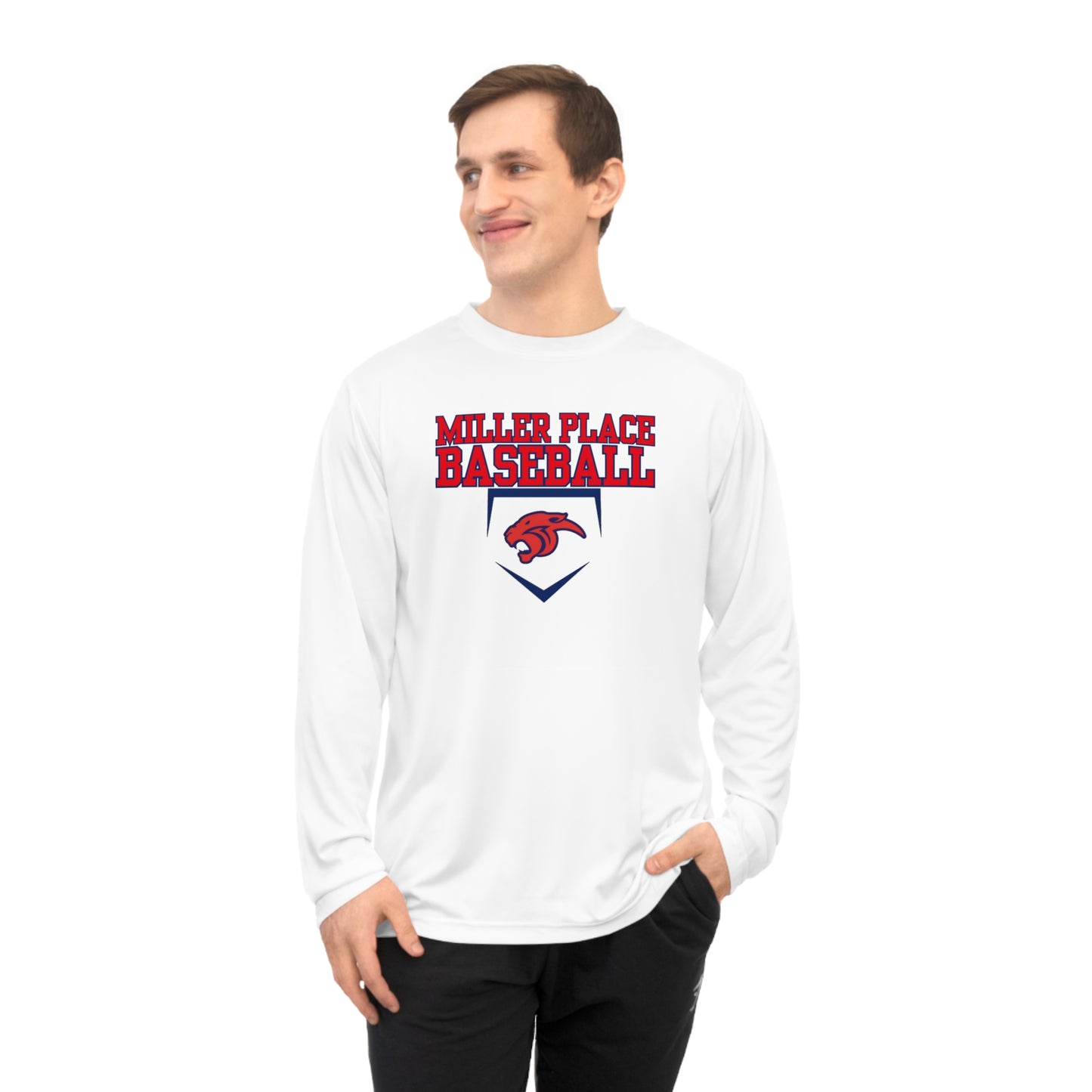 MP Baseball- Long Sleeve Moisture Wicking Shirt- Diamond Club