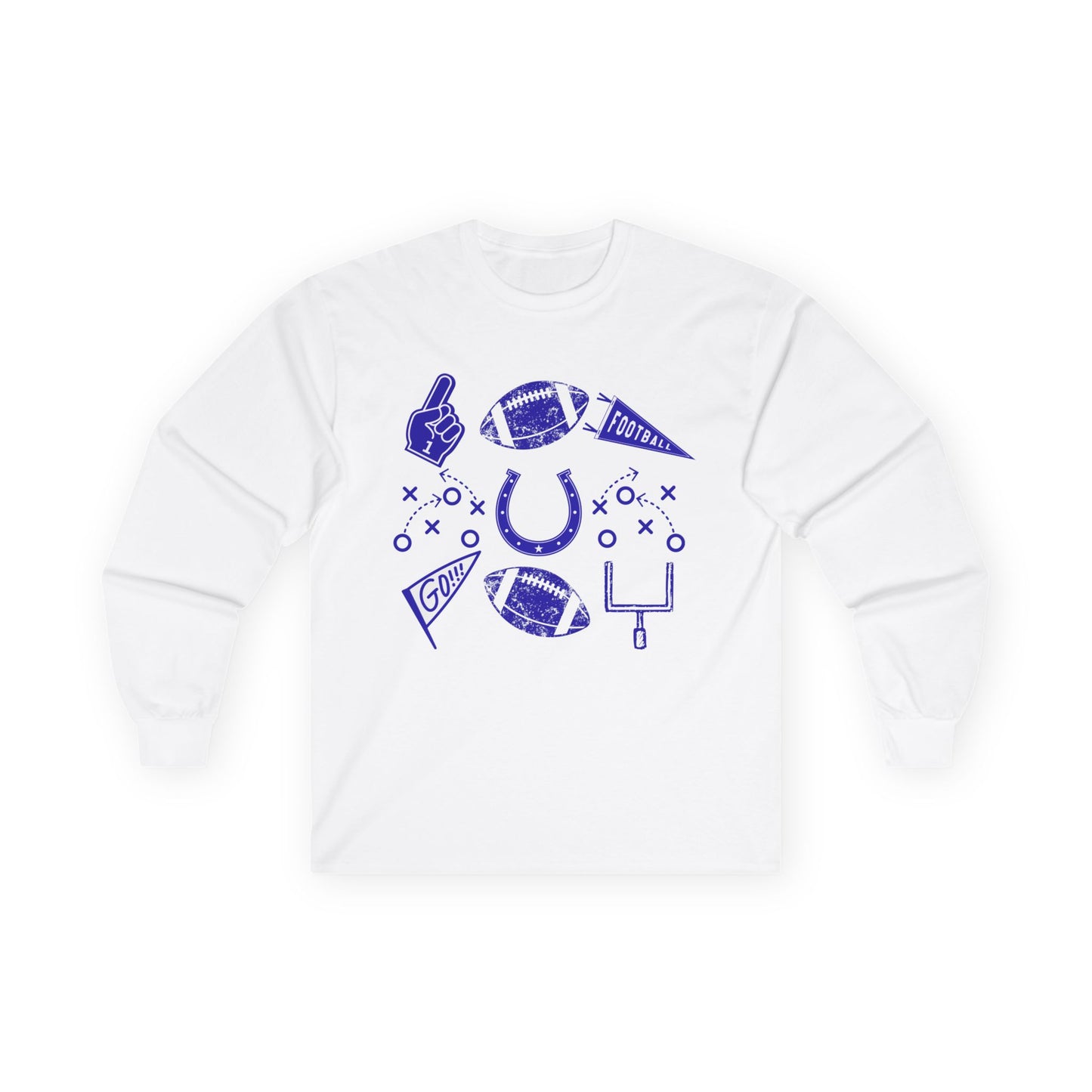 Football- Mancini Personalized- Sporty Unisex Long Sleeve Tee
