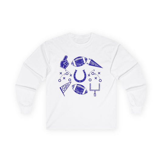 Football- Mancini Personalized- Sporty Unisex Long Sleeve Tee