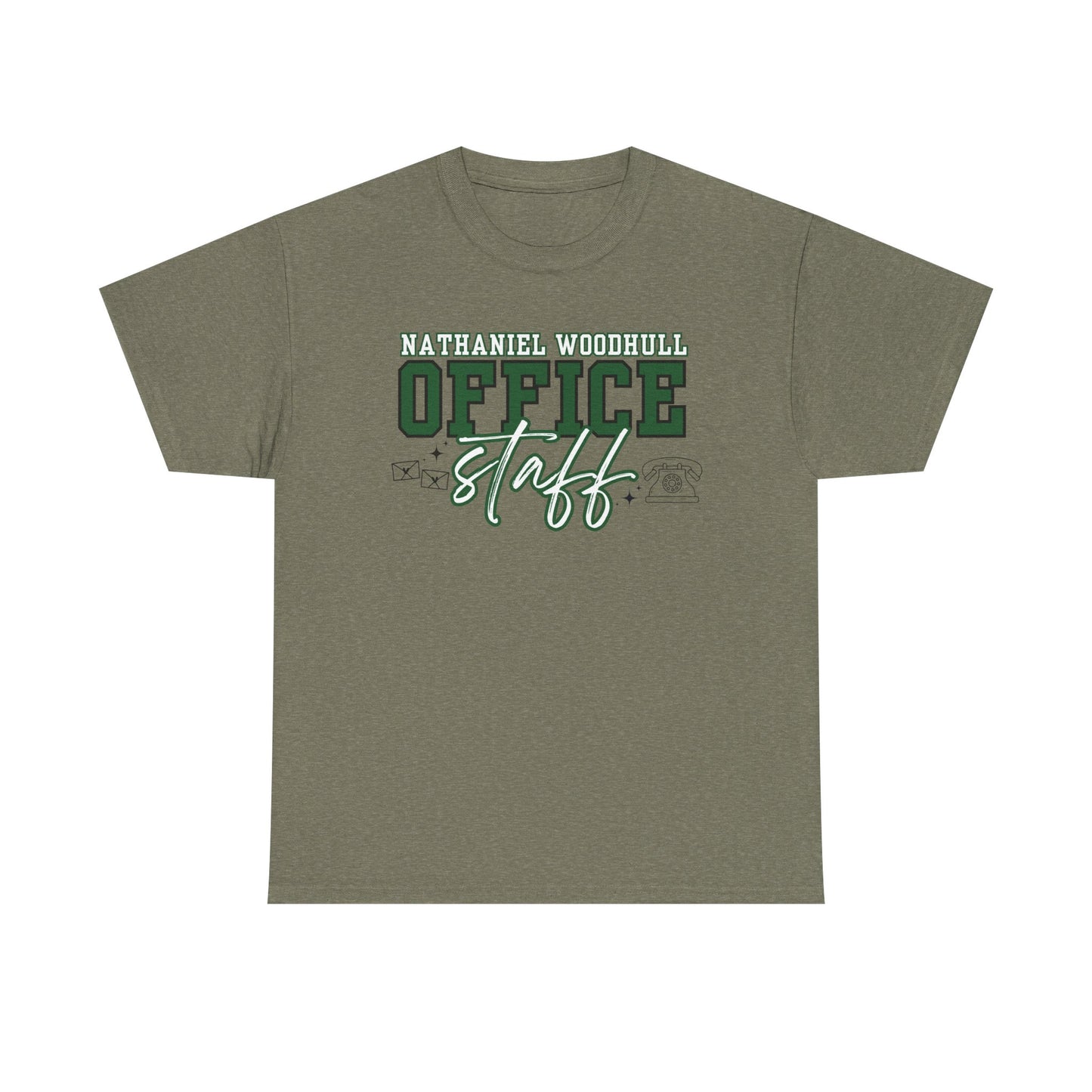 Woodhull Office Staff Unisex Heavy Cotton Tee - Heart & Soul of Woodhull Design