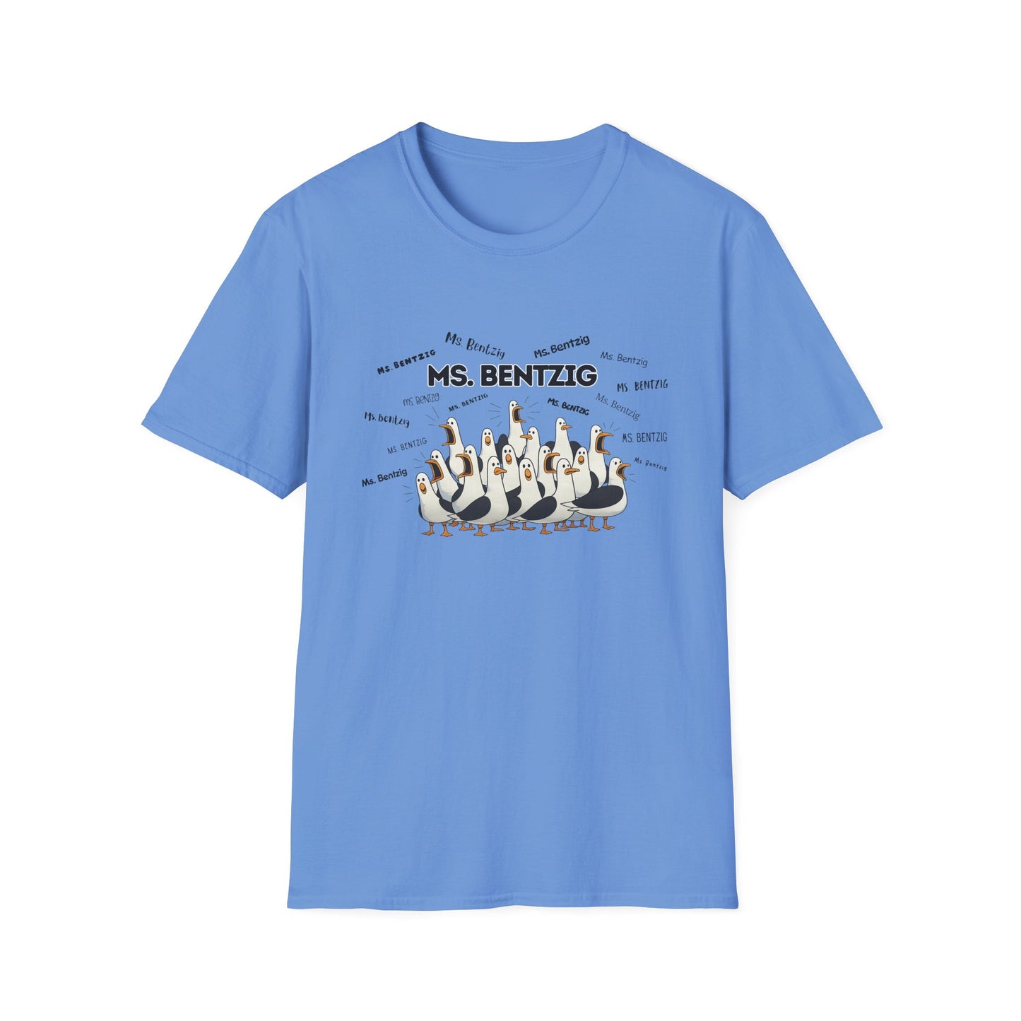 Ms. Bentzig - Seagull Crew Graphic T-Shirt — Personalized