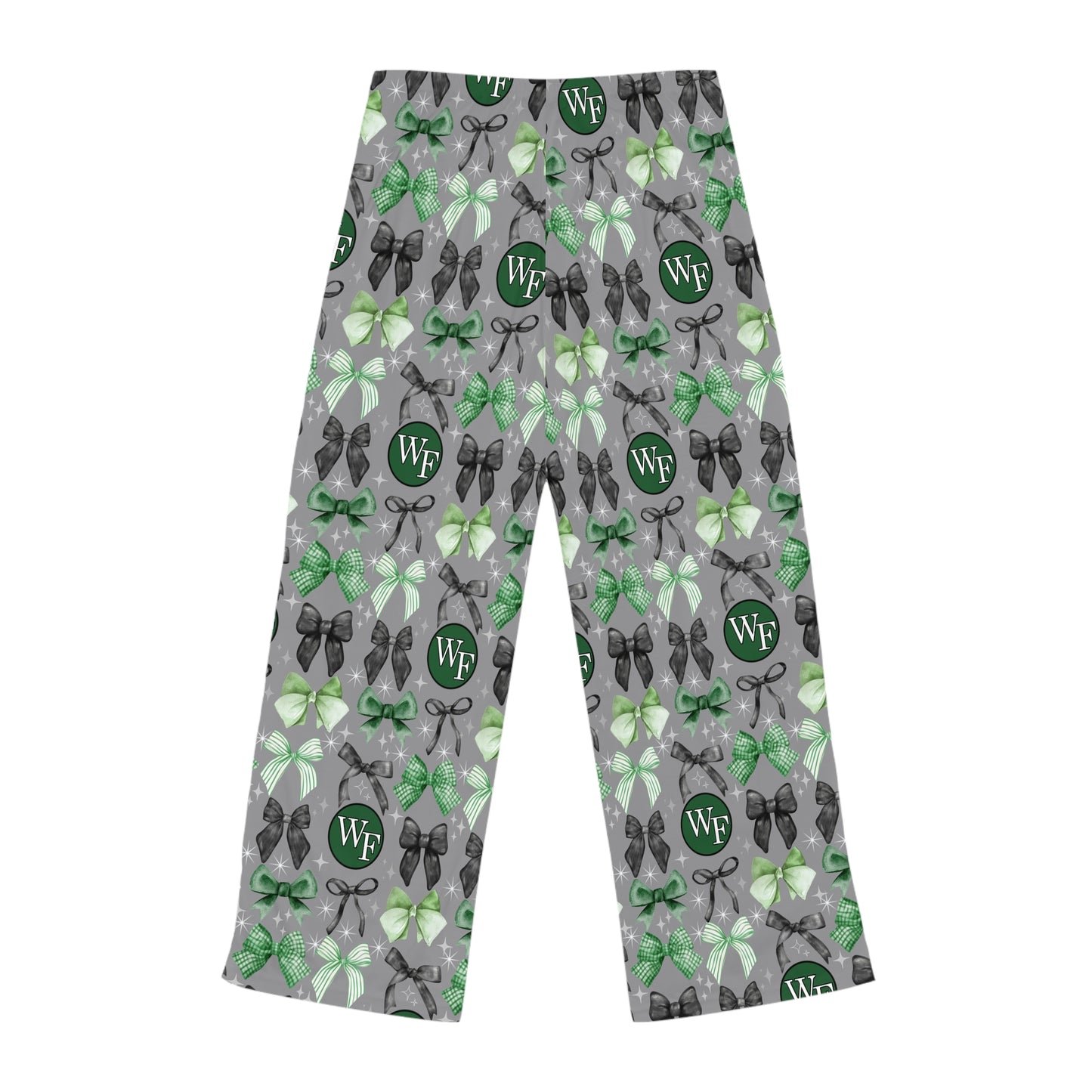 Floyd Strong Green Bow Design Chic Women's Pajama Pants  - Perfect for Cozy Nights and Pajama Days
