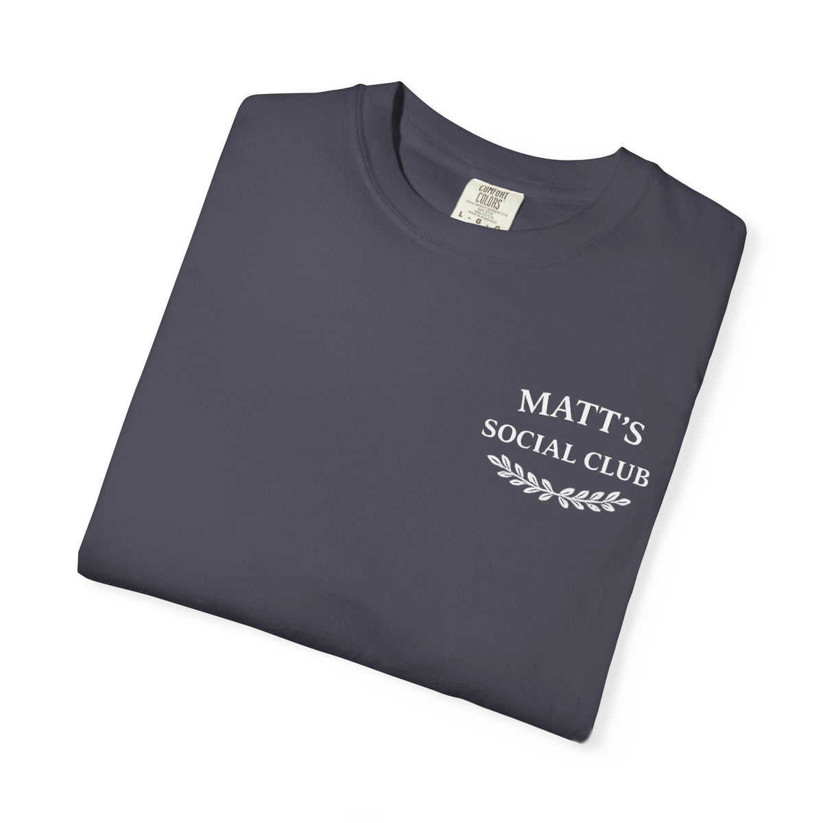 Matt's Social Club T-Shirt — Personalized