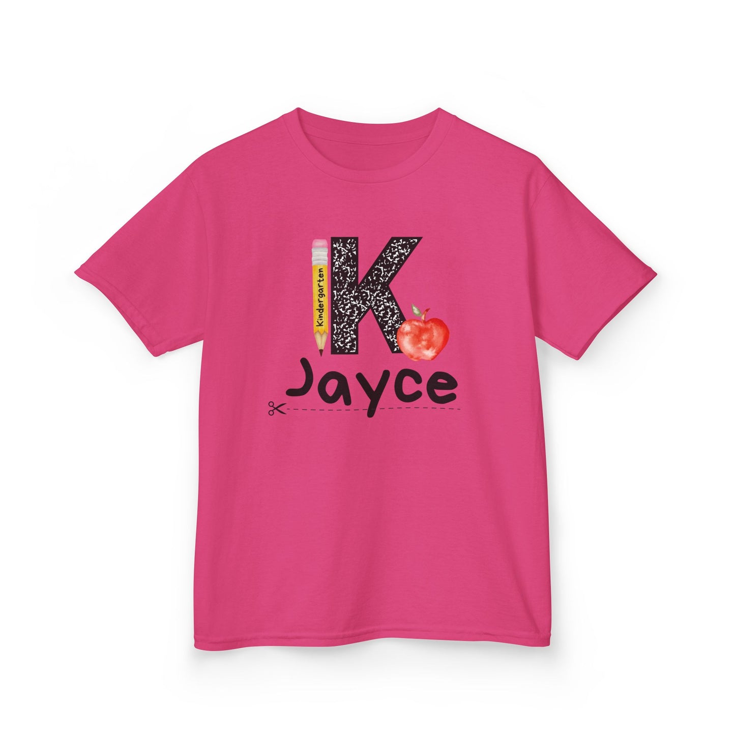 Jayce- Kindergarten- Personalized Kids Tee - Back to School