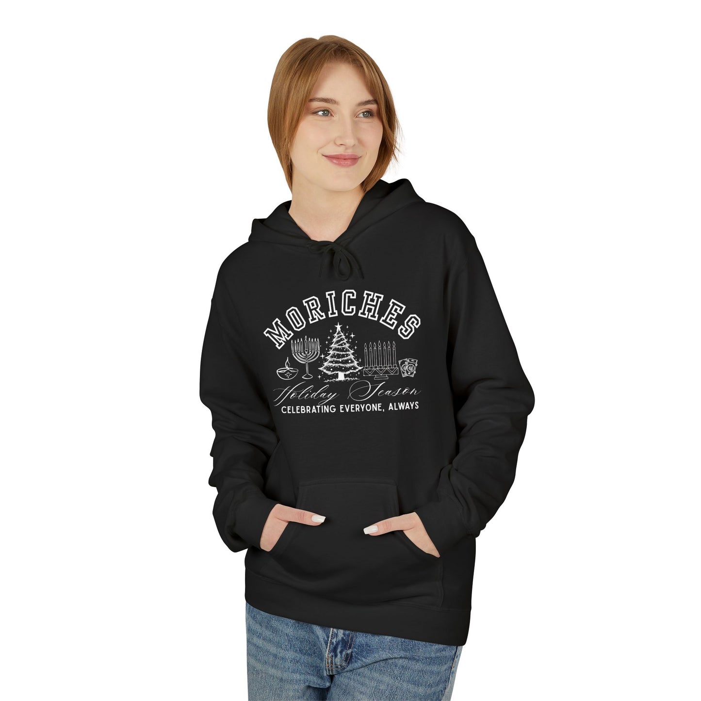 MORICHES Midweight Fleece Unisex Hoodie- Christmas