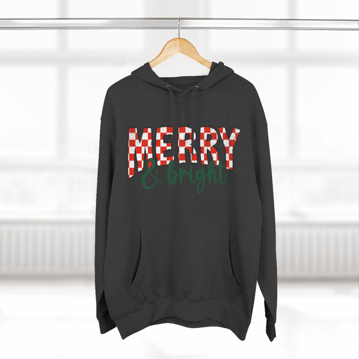 Merry & Bright Hoodie — Holiday Fleece