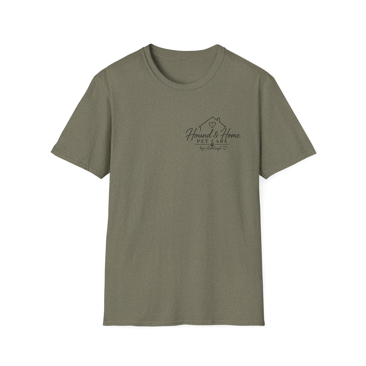 Hound & Home "Stay Pawsitive" — T-Shirt