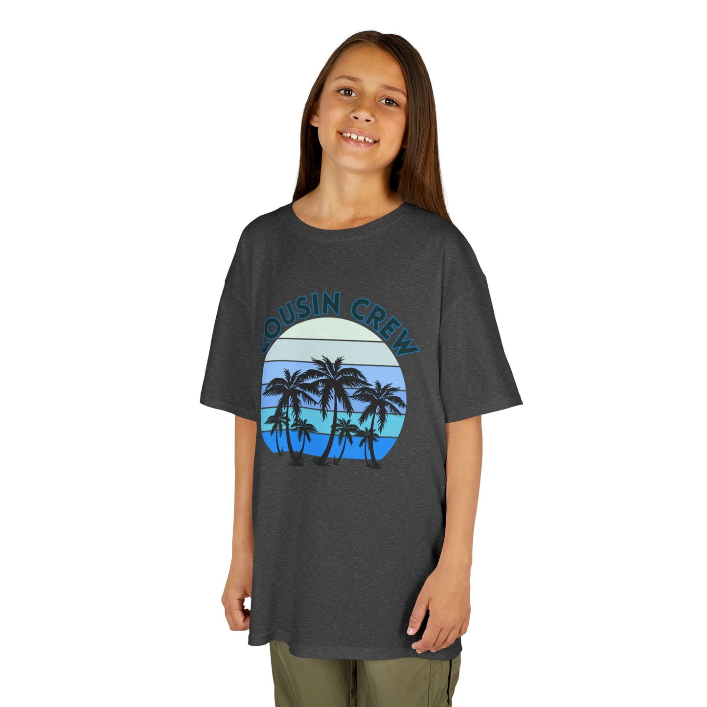 Cool Cousin Crew Kids Tee - Summer Fun, Family Gatherings, Beach Days, Mini Collection