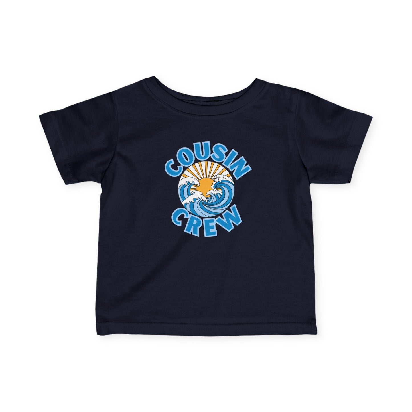Cousin Crew Infant Tee, Cute Baby T-Shirt, Summer Vibes- Mini Collection