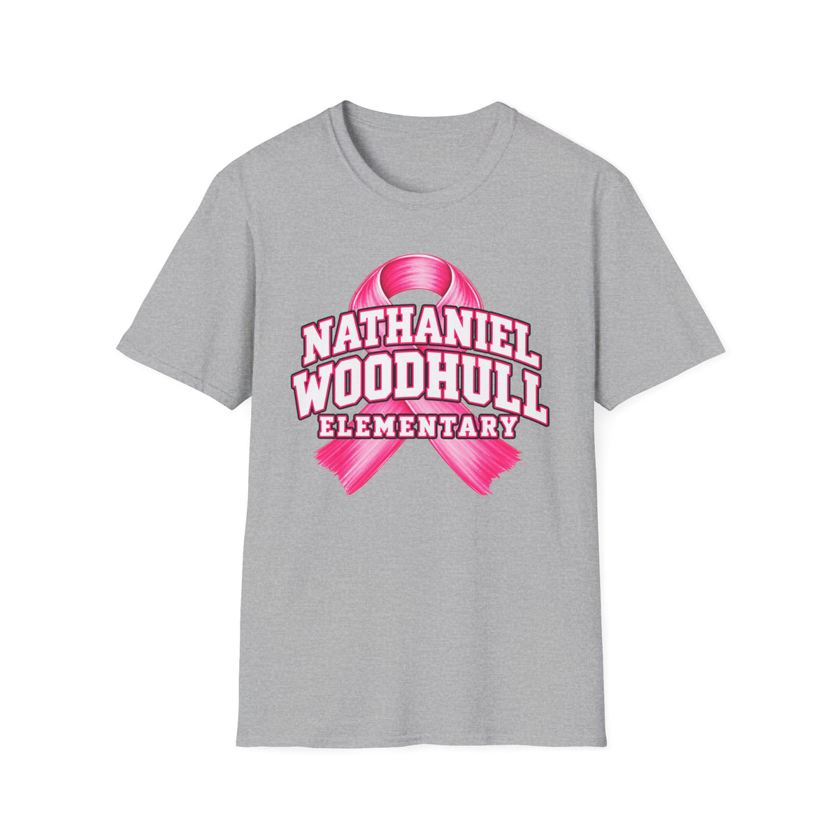 Woodhull-Breast Cancer Awareness Tee, Unisex Softstyle T-Shirt