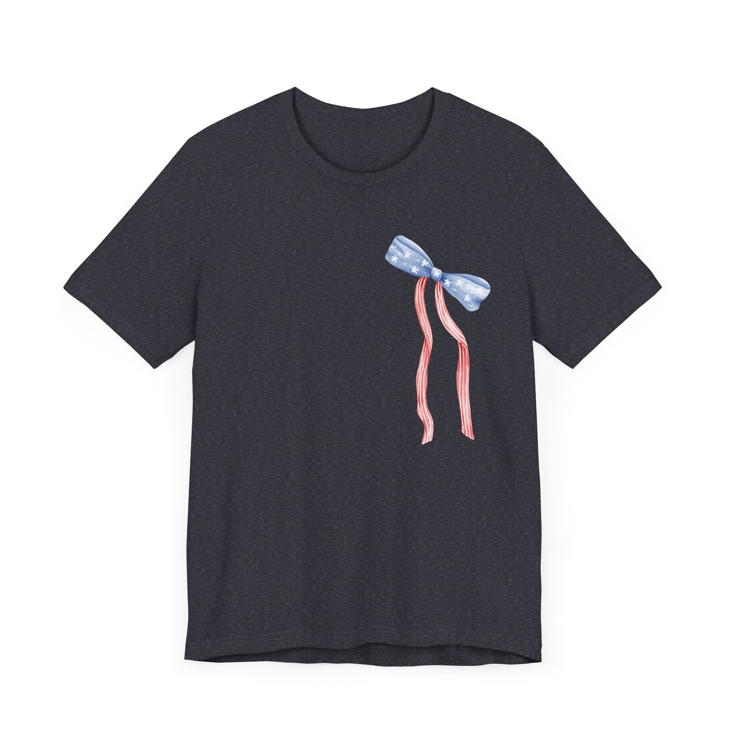 Land of the Free Tee with Bow | Perfect for all of America's Holidays