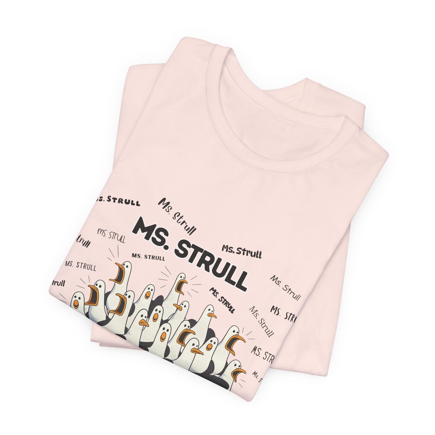 Mrs. Strull Penguin Choir T-Shirt — Funny Teacher Personalized Tee