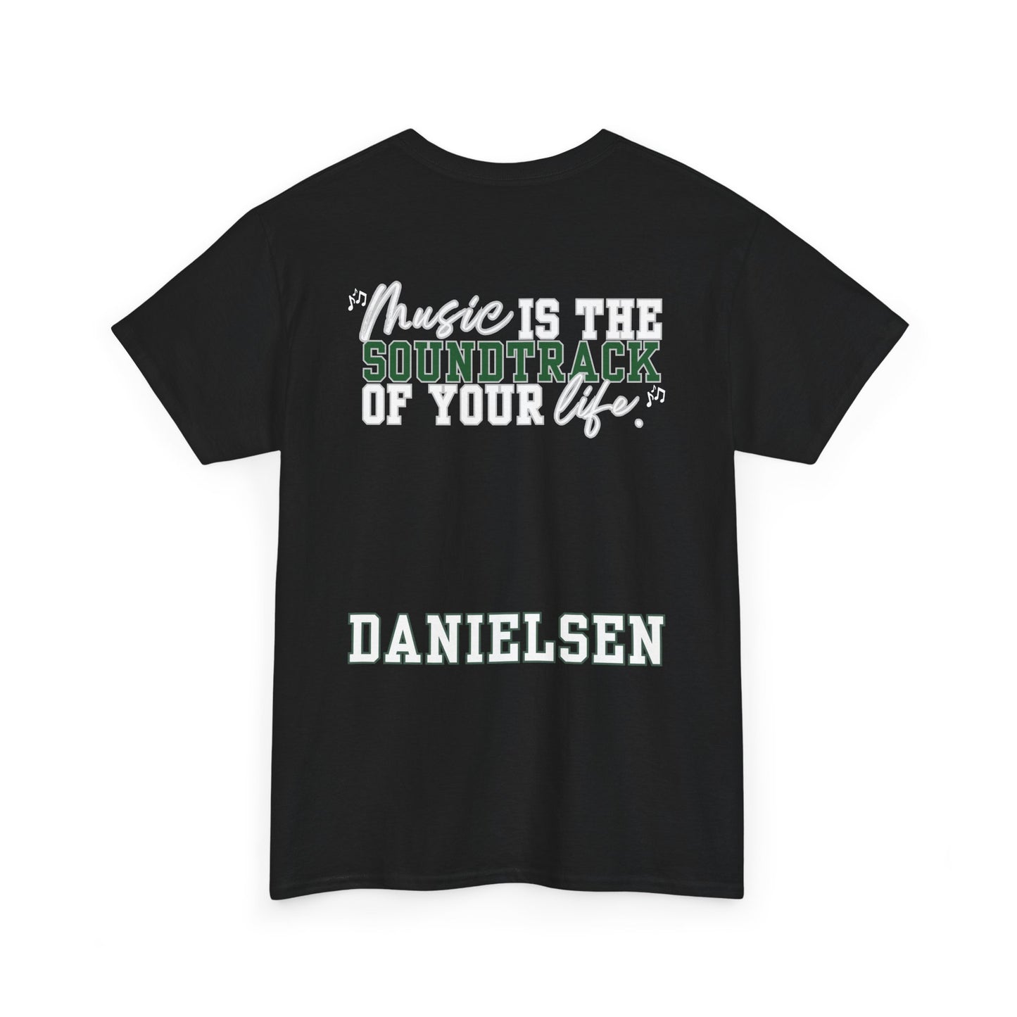 Danielsen- Floyd Music Heavy Cotton Tee - "Music is the Soundtrack of Your Life" Unisex T-Shirt- Personalized