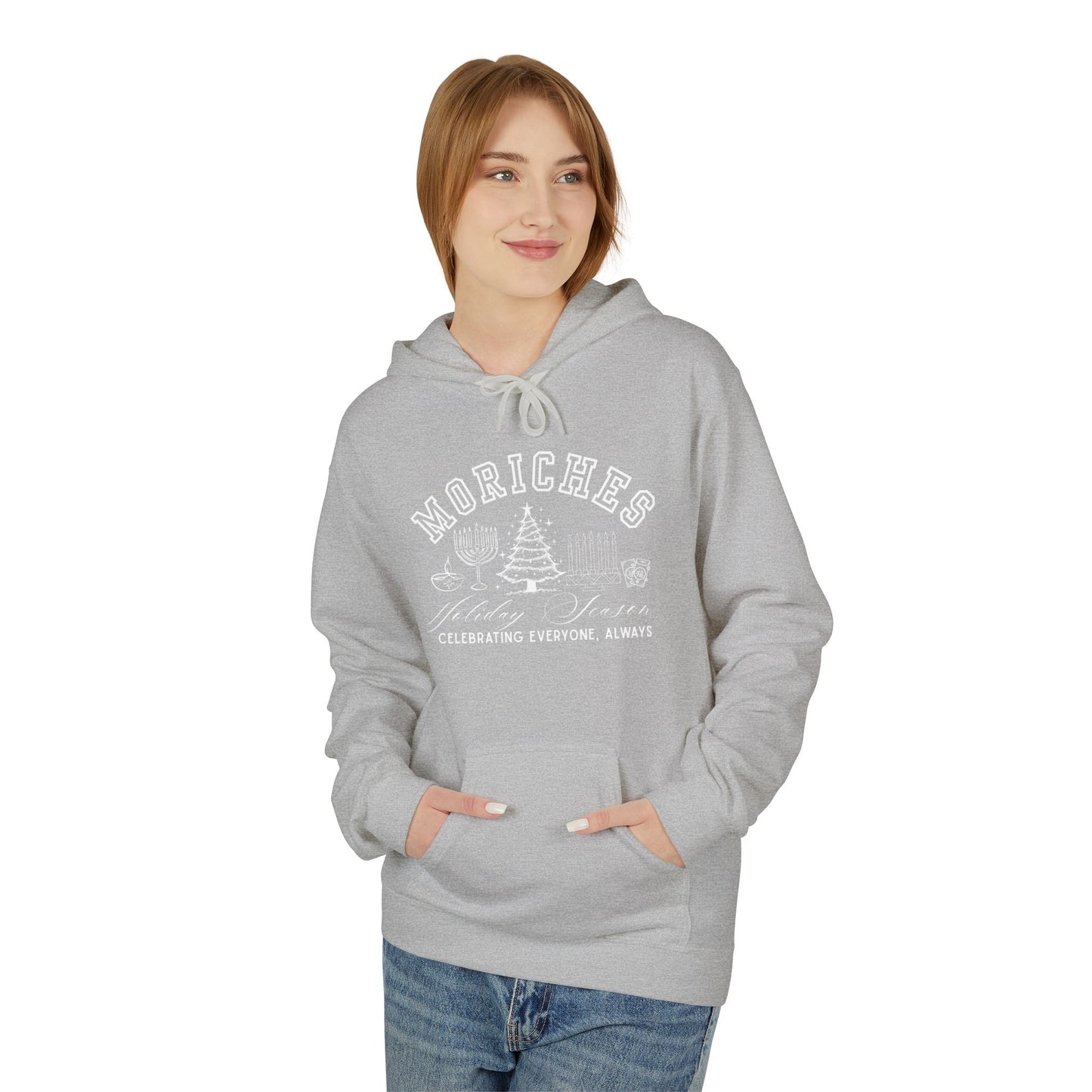 MORICHES Midweight Fleece Unisex Hoodie- Christmas