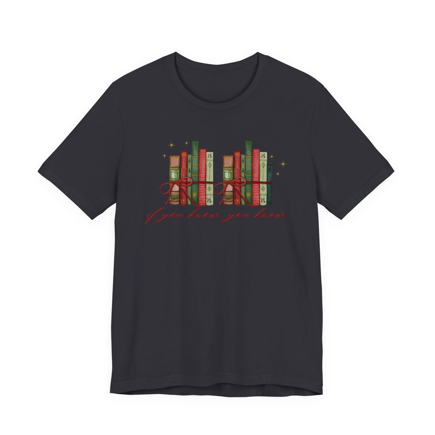 6-7 Books, "if you know you know"— Christmas Unisex T‑Shirt