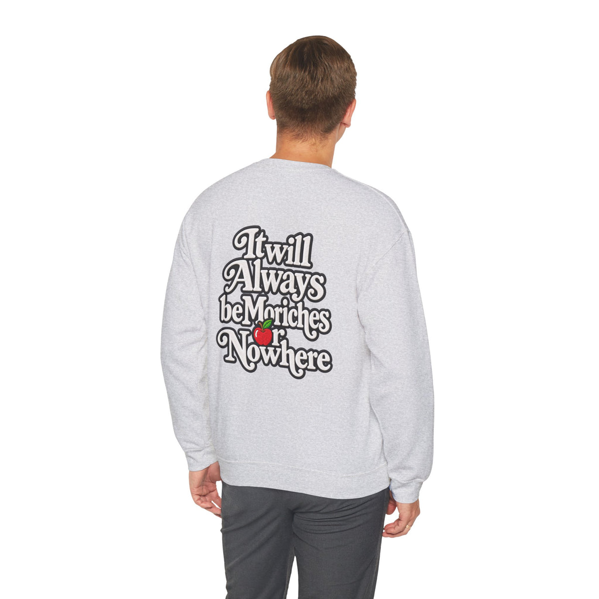 "MES or Nowhere w/ School Things" - Moriches Crewneck Sweatshirt