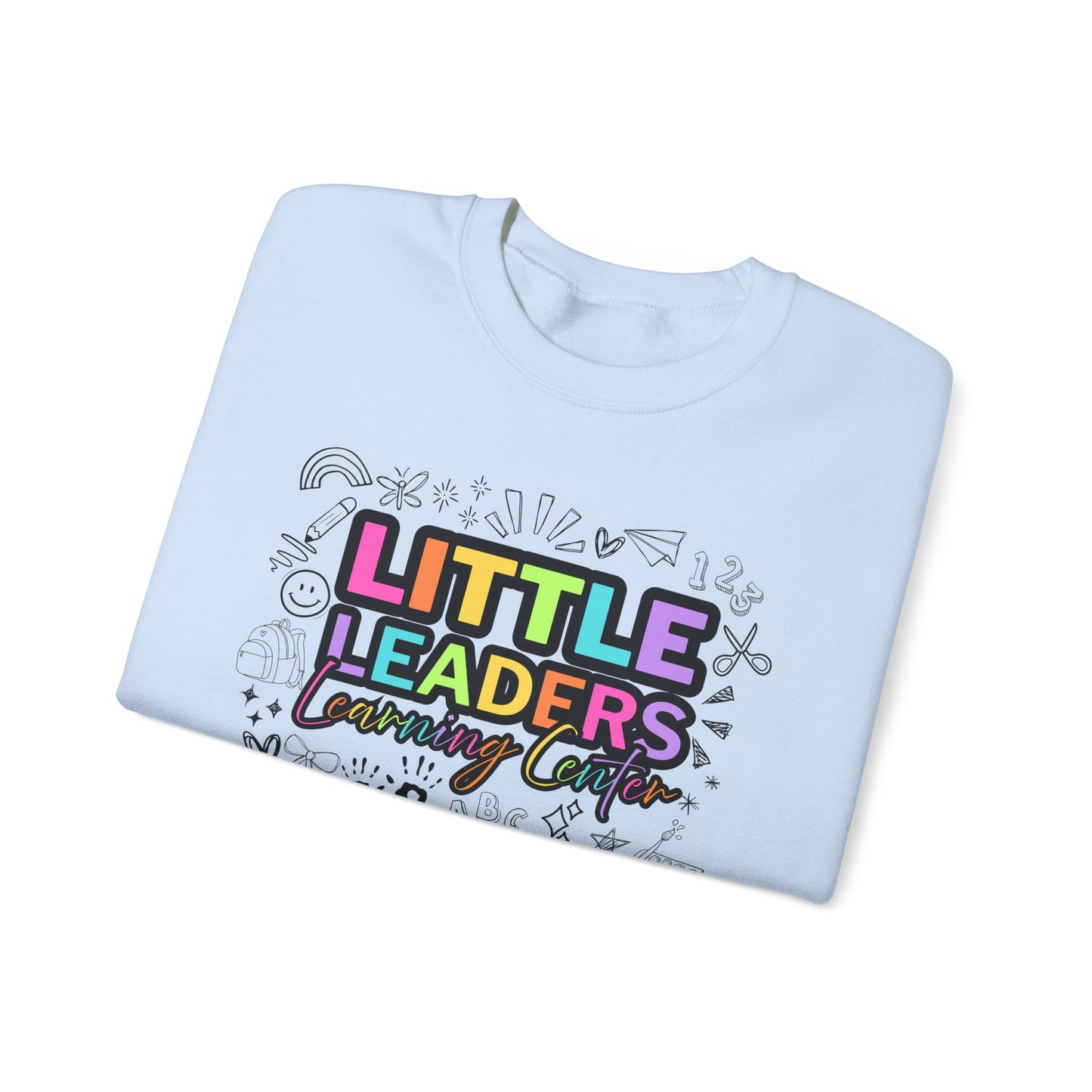Little Leaders Doodle Colorful Crewneck Sweatshirt