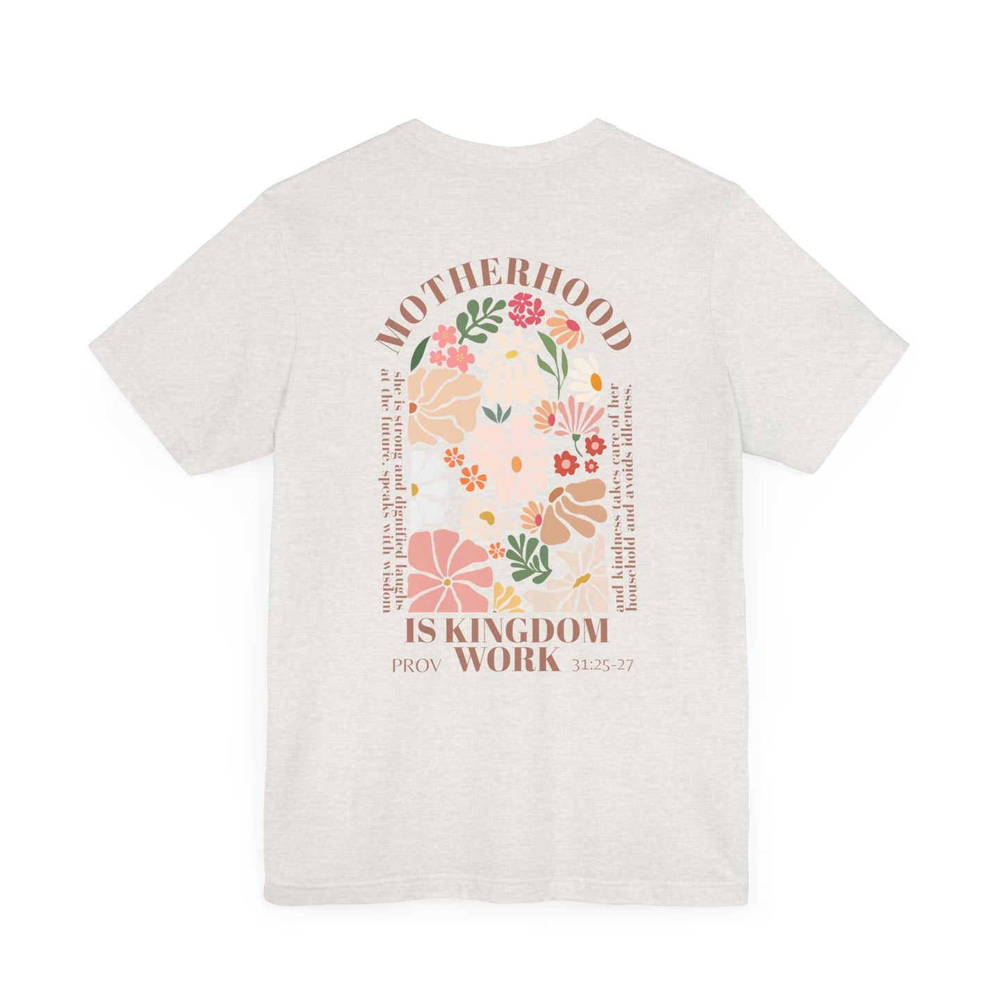 Inspirational Motherhood Graphic Tee – Comfortable Unisex Jersey Short Sleeve Shirt