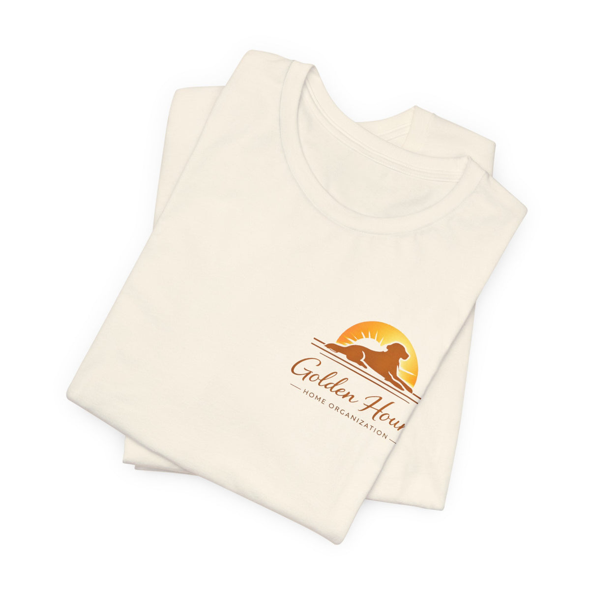 "Golden Hour Home Organization"Logo T-Shirt—  Personalized