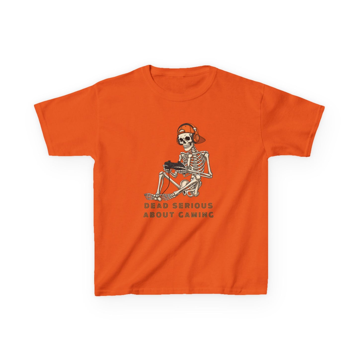 Skeleton Gaming Tee for Kids | Halloween Youth T-Shirt