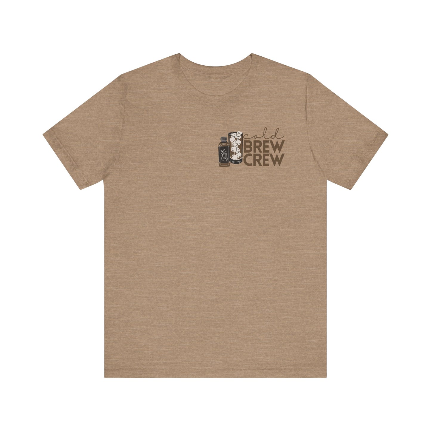 Cold Brew Coffee Lovers Tee, Unisex Jersey Shirt for Coffee Lovers