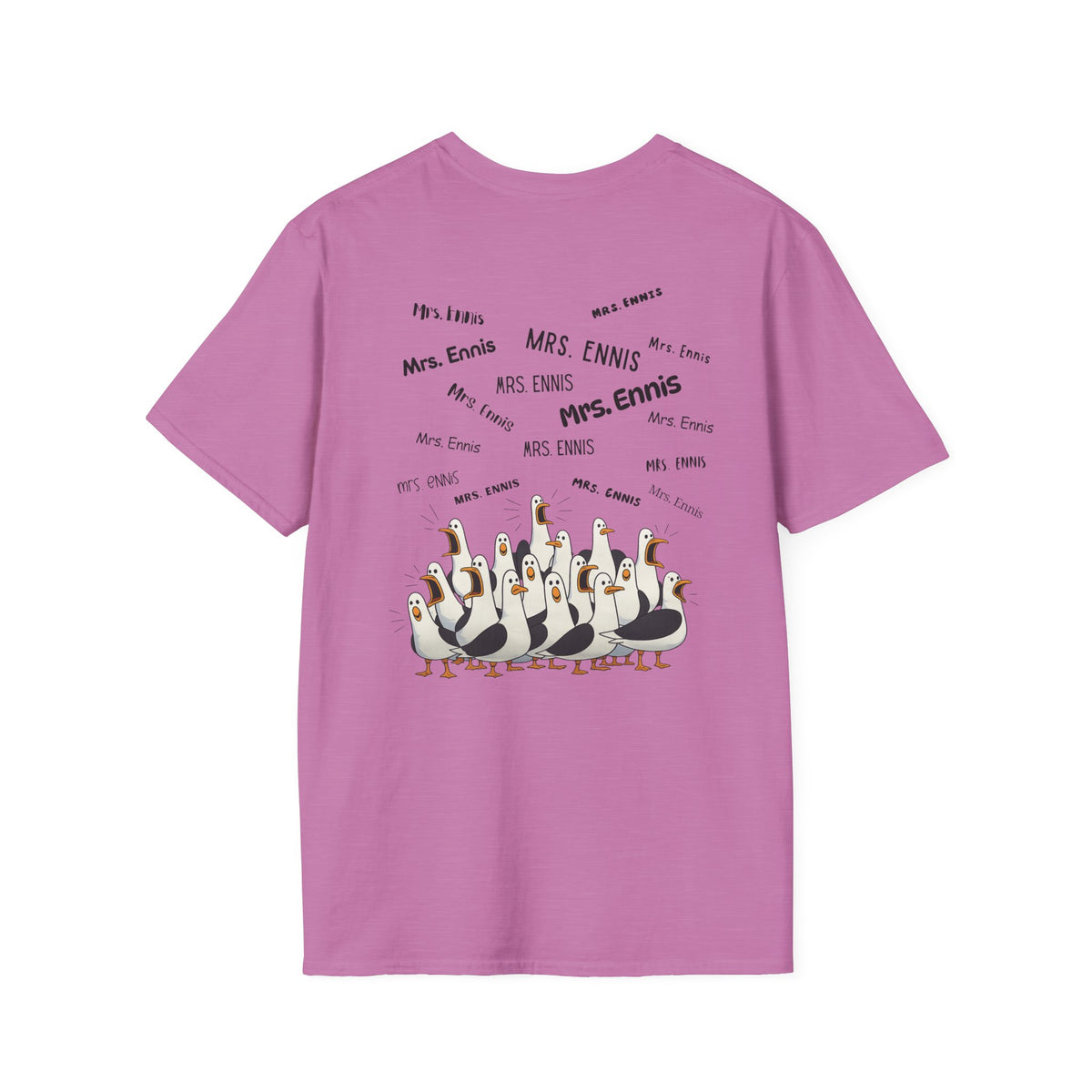 Mrs. Ennis- Seagull Crew Graphic T-Shirt — Personalized