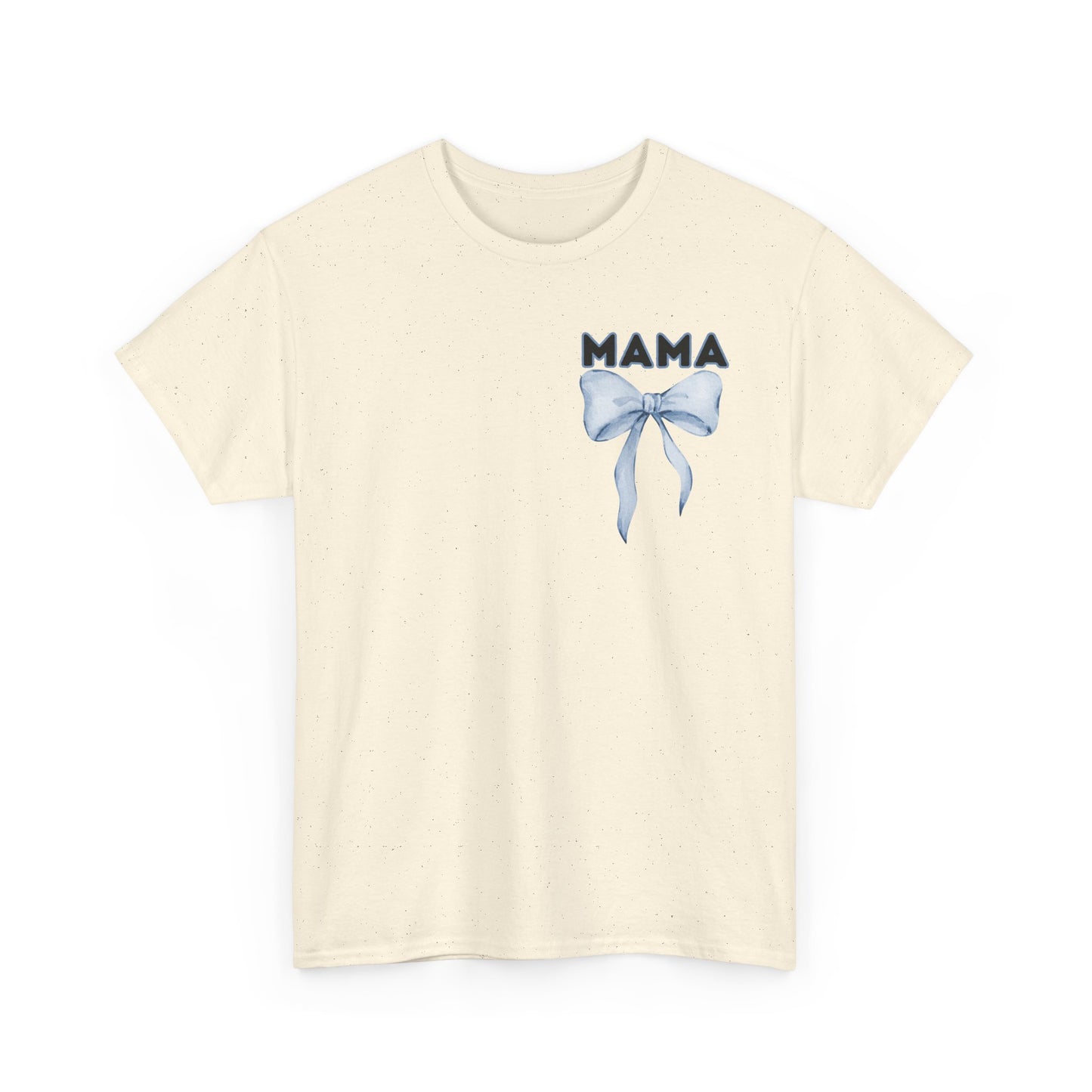 Mama Blue Bow Unisex Heavy Cotton Tee - All Day Everyday
