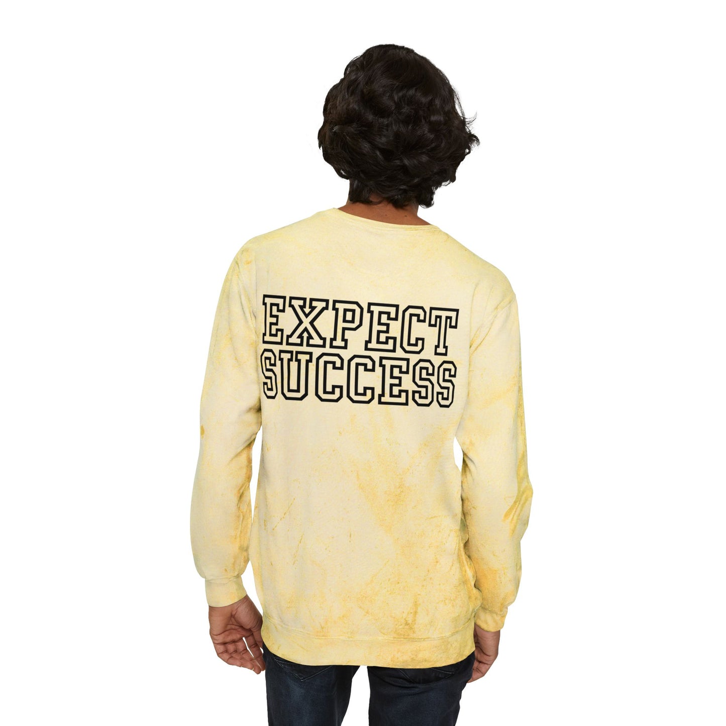 WFE Color Blast Crewneck Sweatshirt for School Spirit | 'Expect Success'