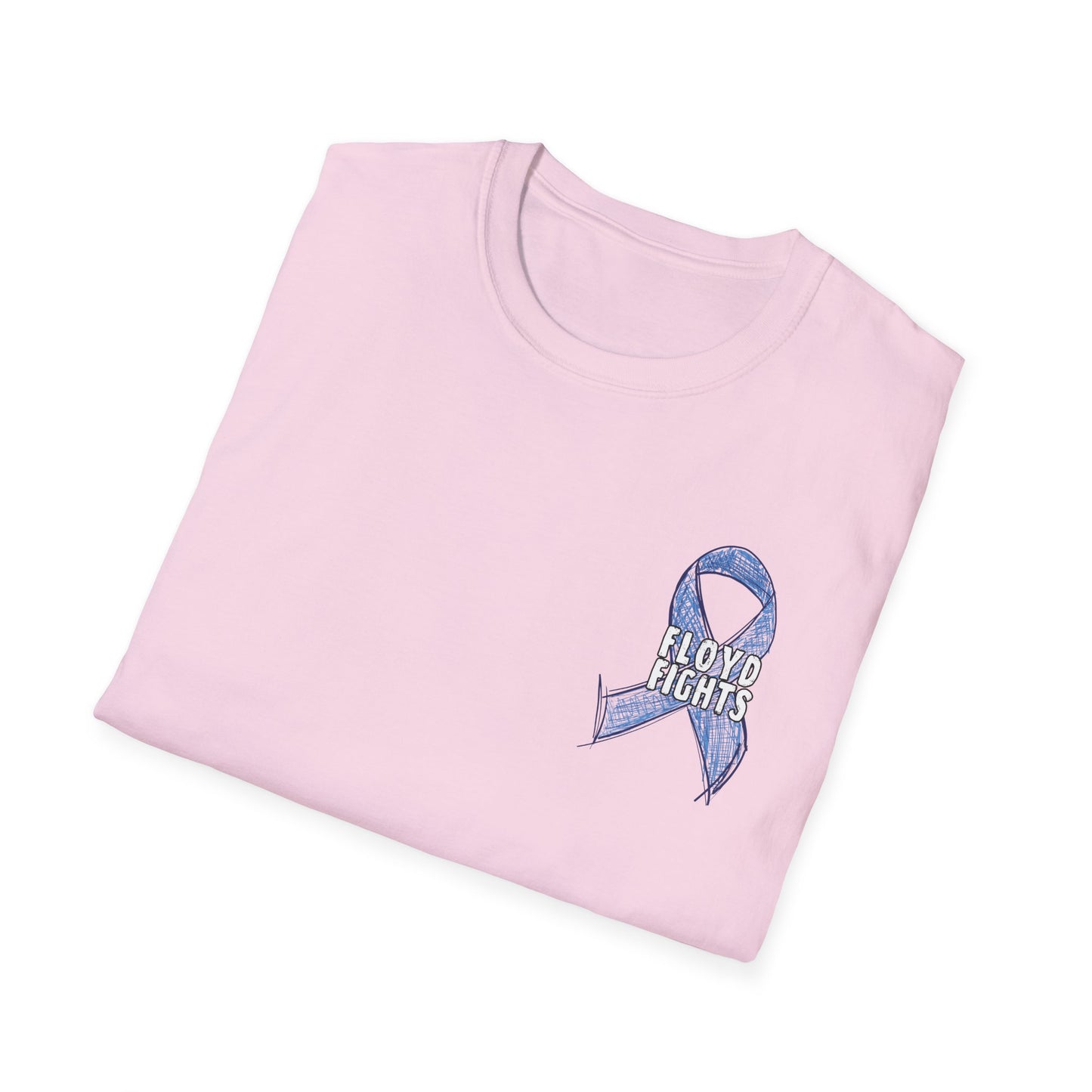 FLOYD FIGHTS Ribbon Diabetes Awareness T-Shirt | Softstyle Tee