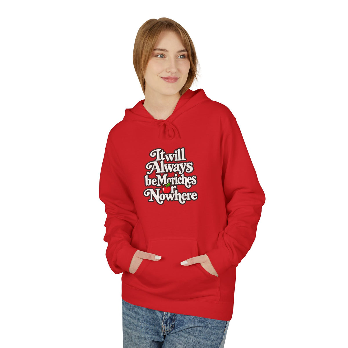"MES or Nowhere" w/ apple- Moriches Hoodie