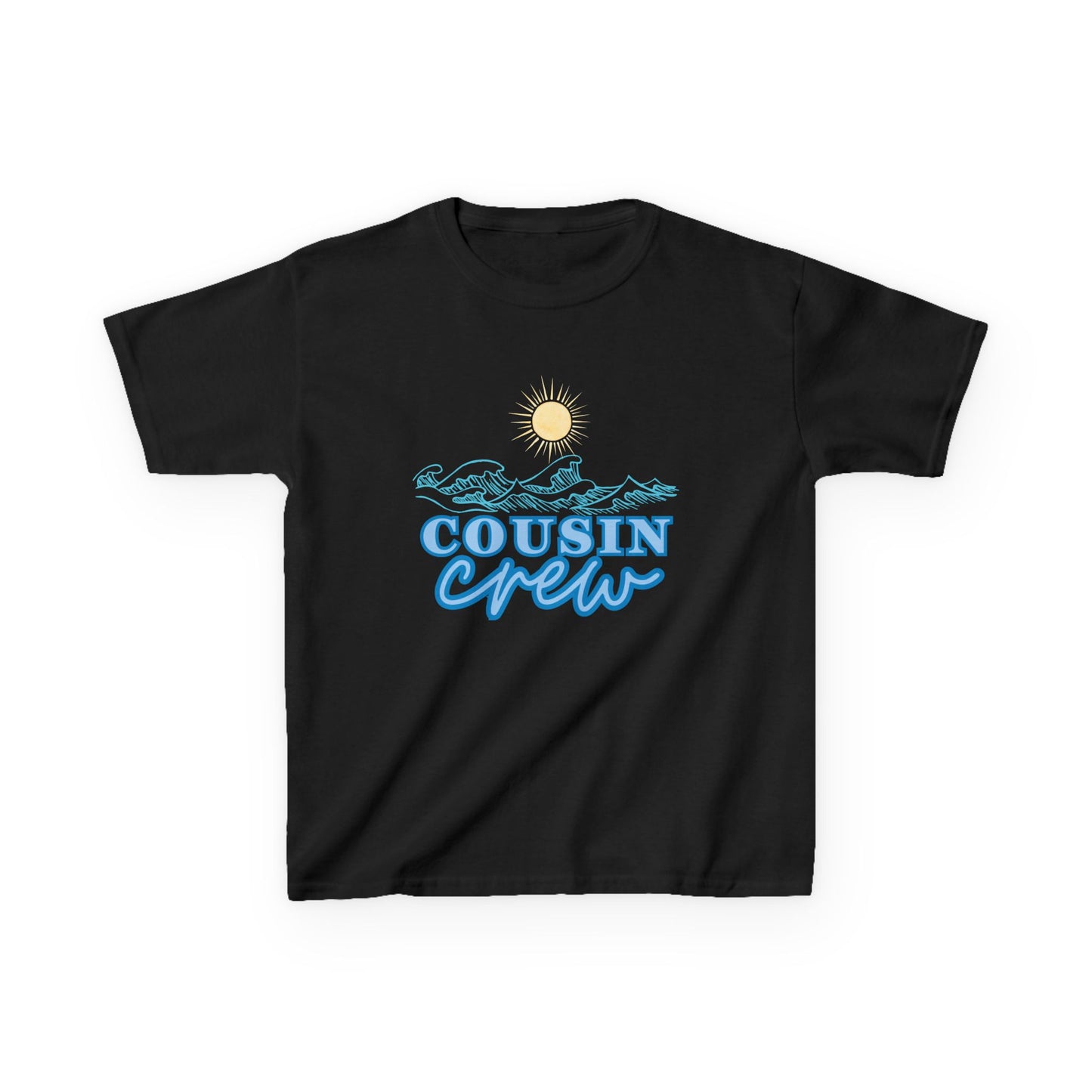Cool Cousin Crew Kids Tee - Summer Fun, Family Gatherings, Beach Days, Mini Collection