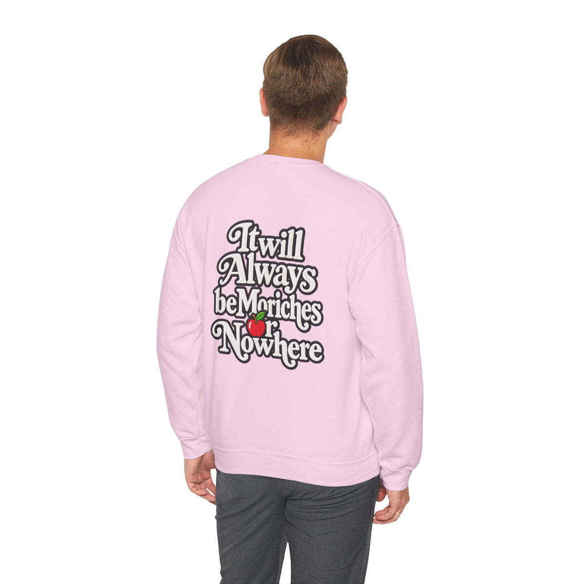 "MES or Nowhere w/ School Things" - Moriches Crewneck Sweatshirt