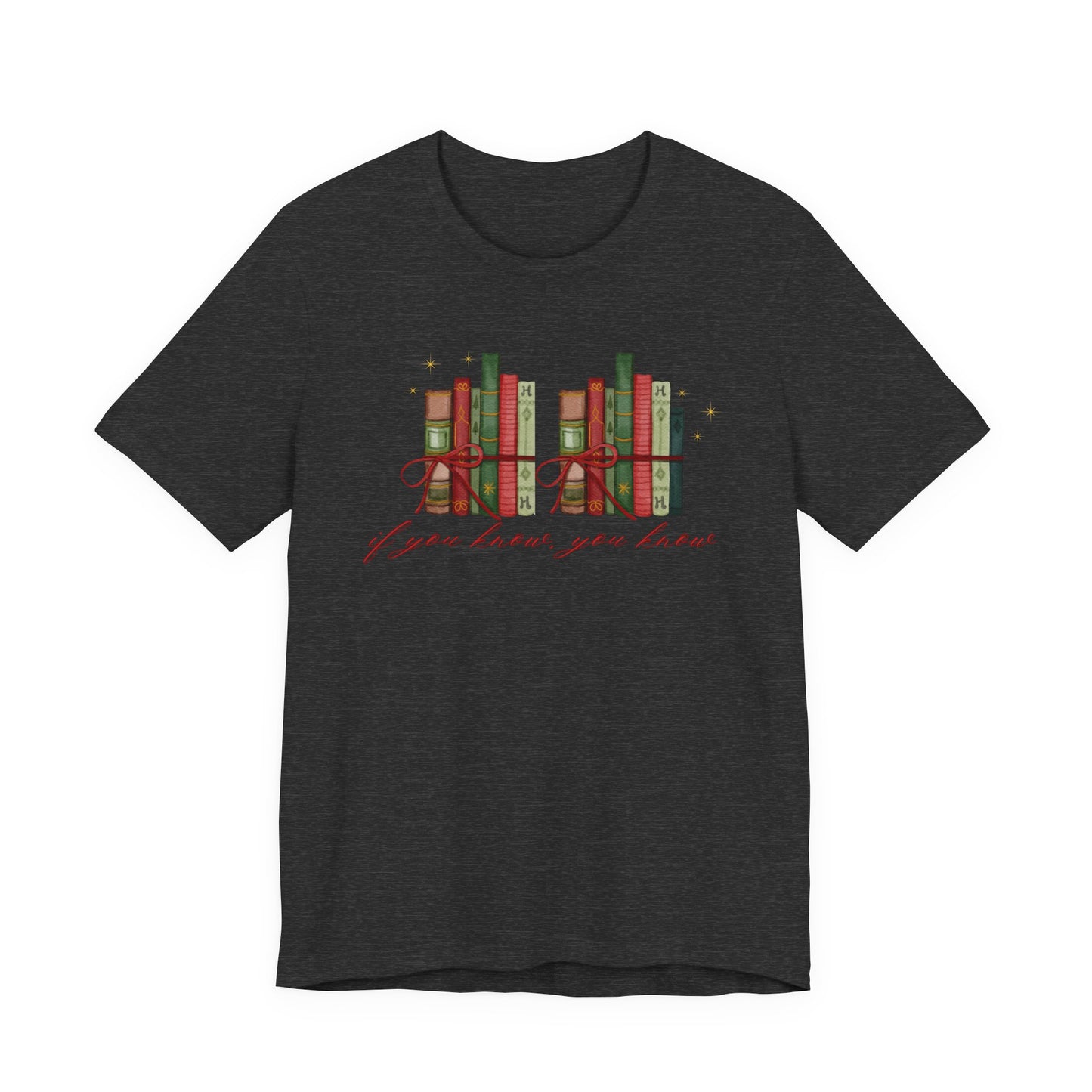 6-7 Books, "if you know you know"— Christmas Unisex T‑Shirt