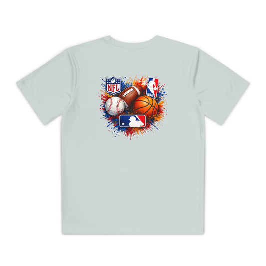 Multi-Sport Splash Design (Football, Baseball, Basketball)- Personalized