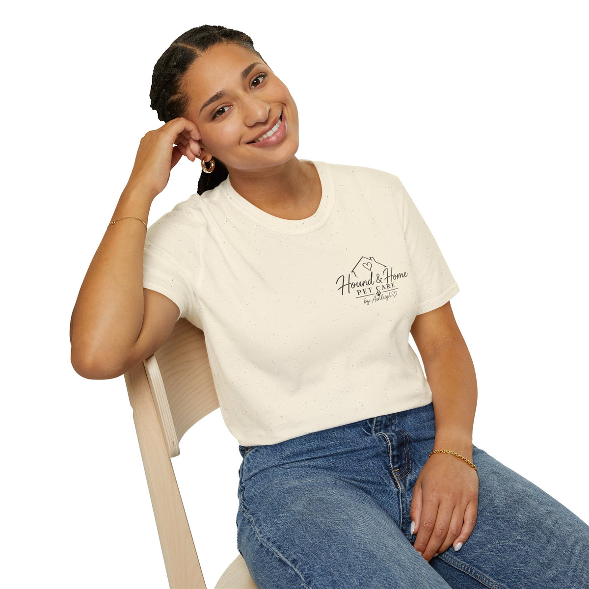 Hound & Home "Stay Pawsitive" — T-Shirt