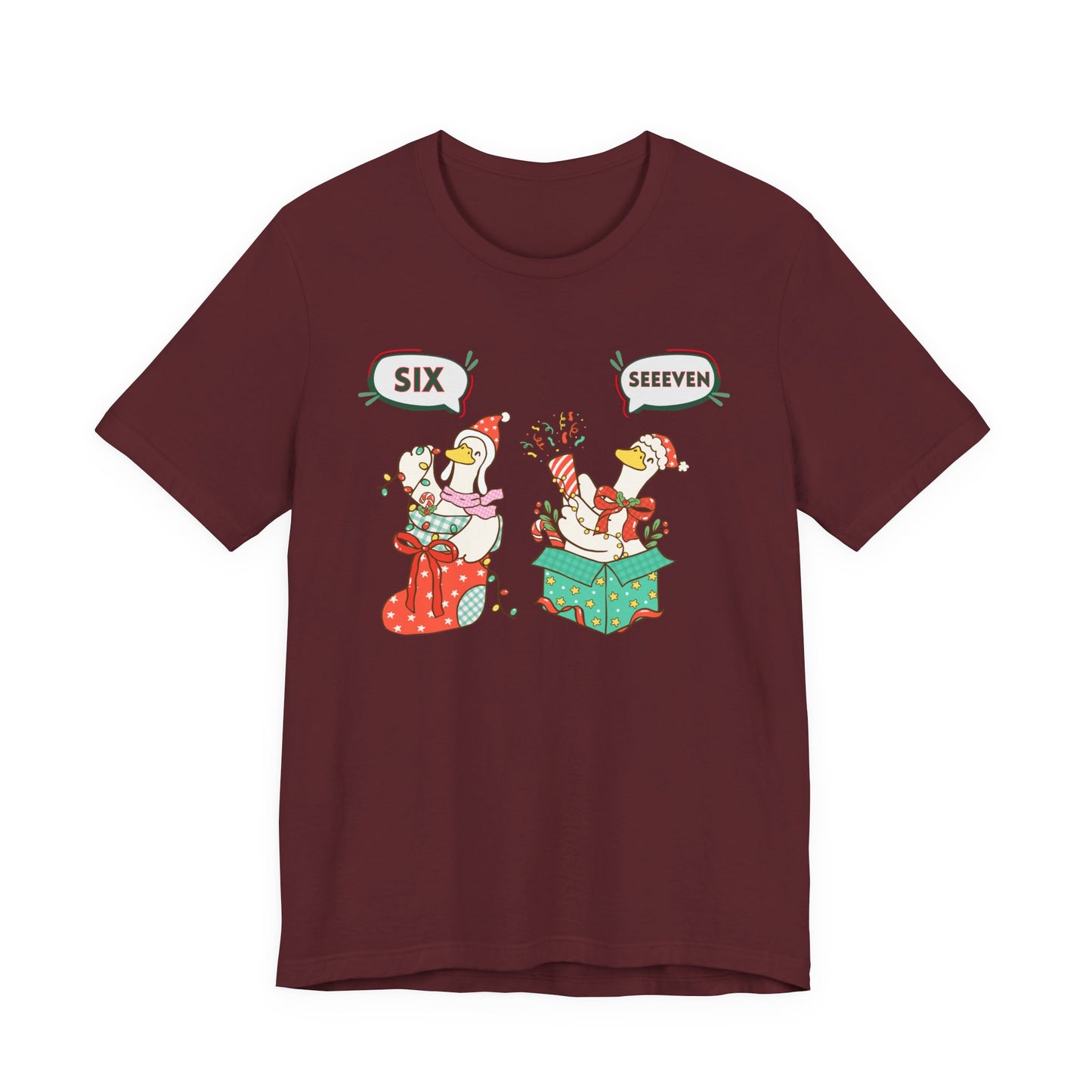 Festive Silly Goose 6-7— Christmas Unisex T‑Shirt
