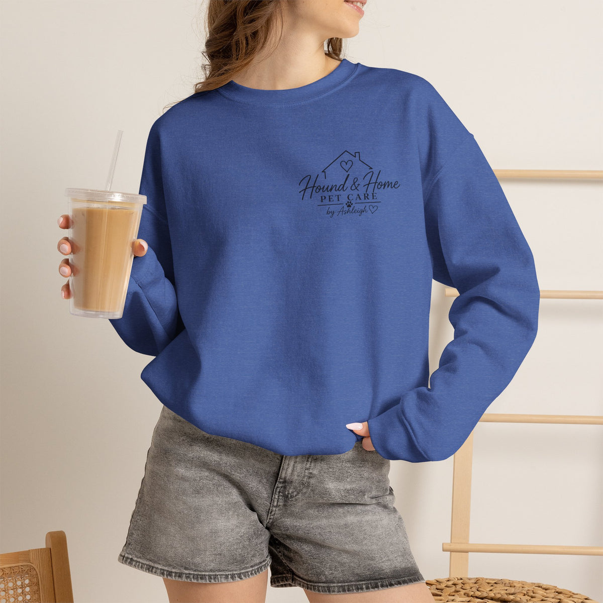 Hound + Home "Stay Pawsitive" —  Crewneck