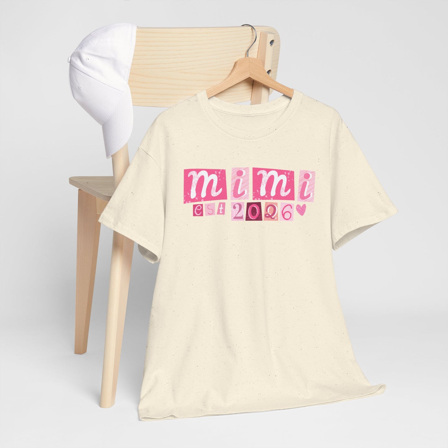 Mimi est 2026 Unisex Heavy Cotton Tee - Mother's Day