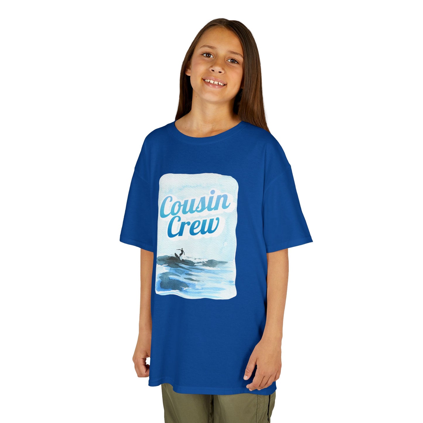Cool Cousin Crew Kids Tee - Summer Fun, Family Gatherings, Beach Days, Mini Collection