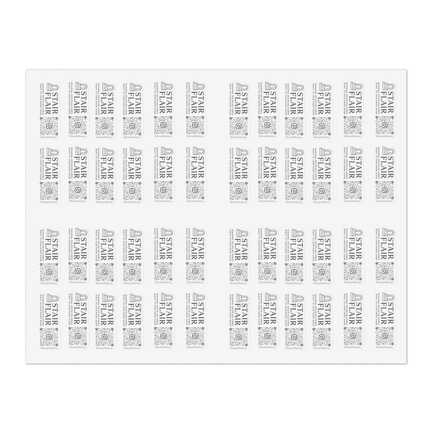 Stair Flair Sticker Page