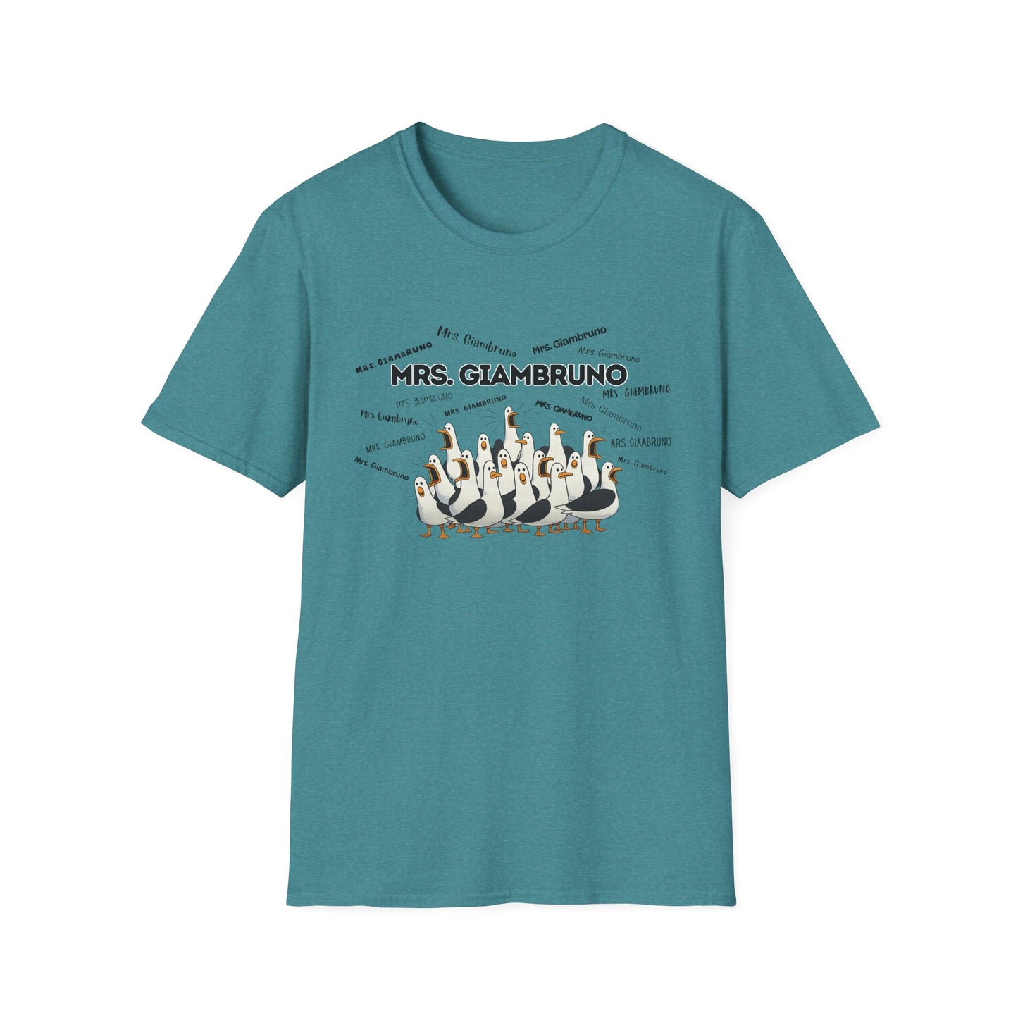 Mrs. Giambruo- Seagull Crew Graphic T-Shirt — Personalized