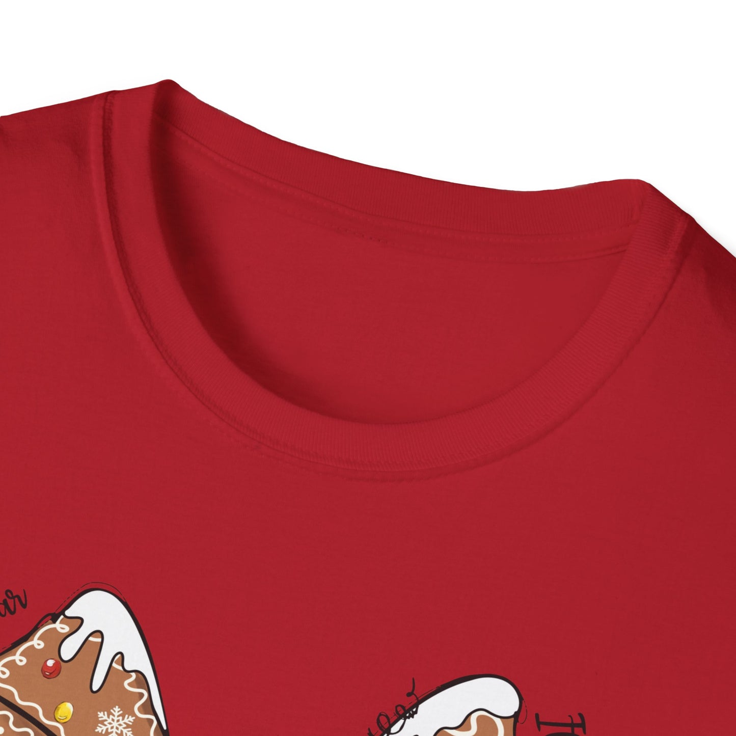 Gingerbread Bow- Christmas Unisex t-shirt