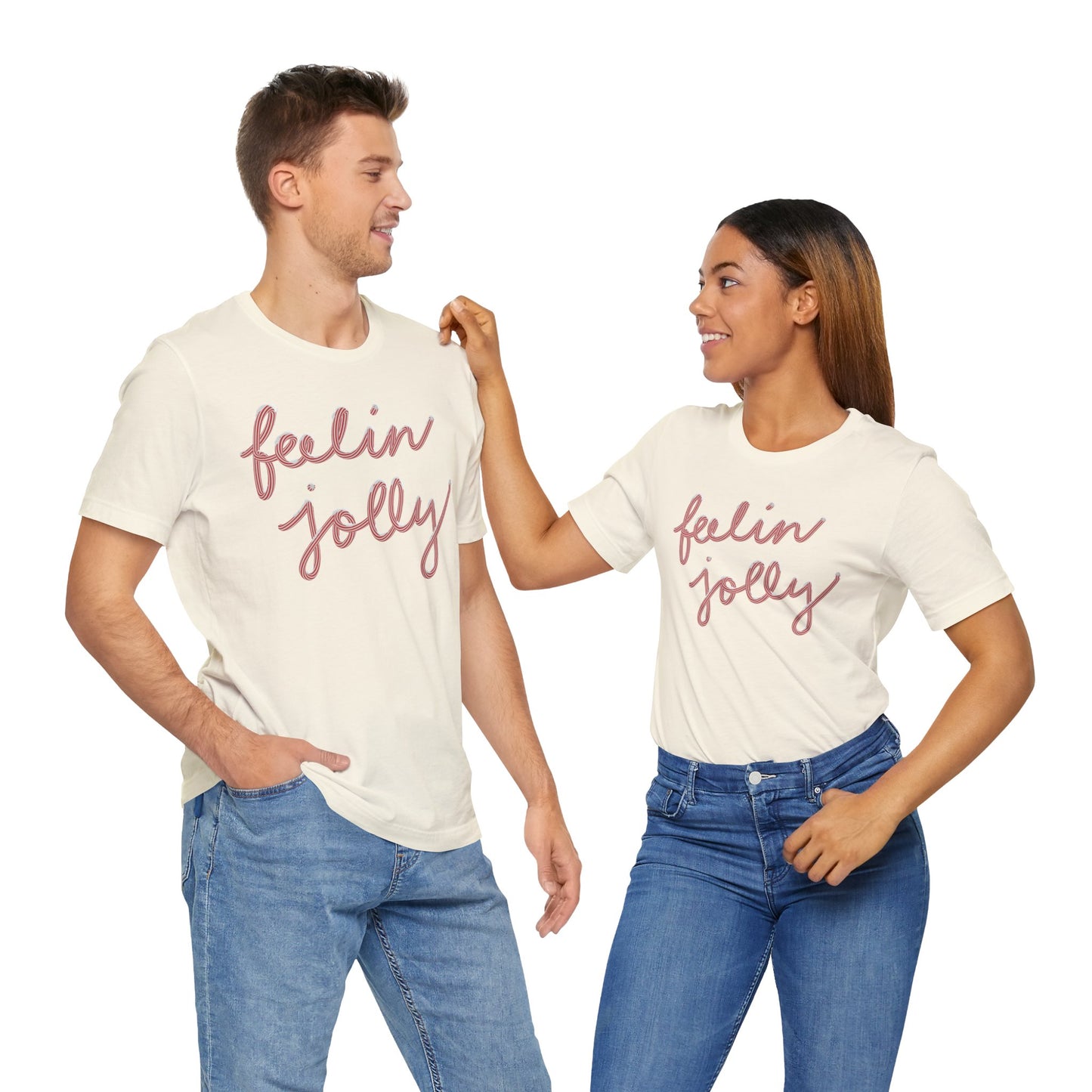 Feelin' Jolly— Christmas Unisex T‑Shirt