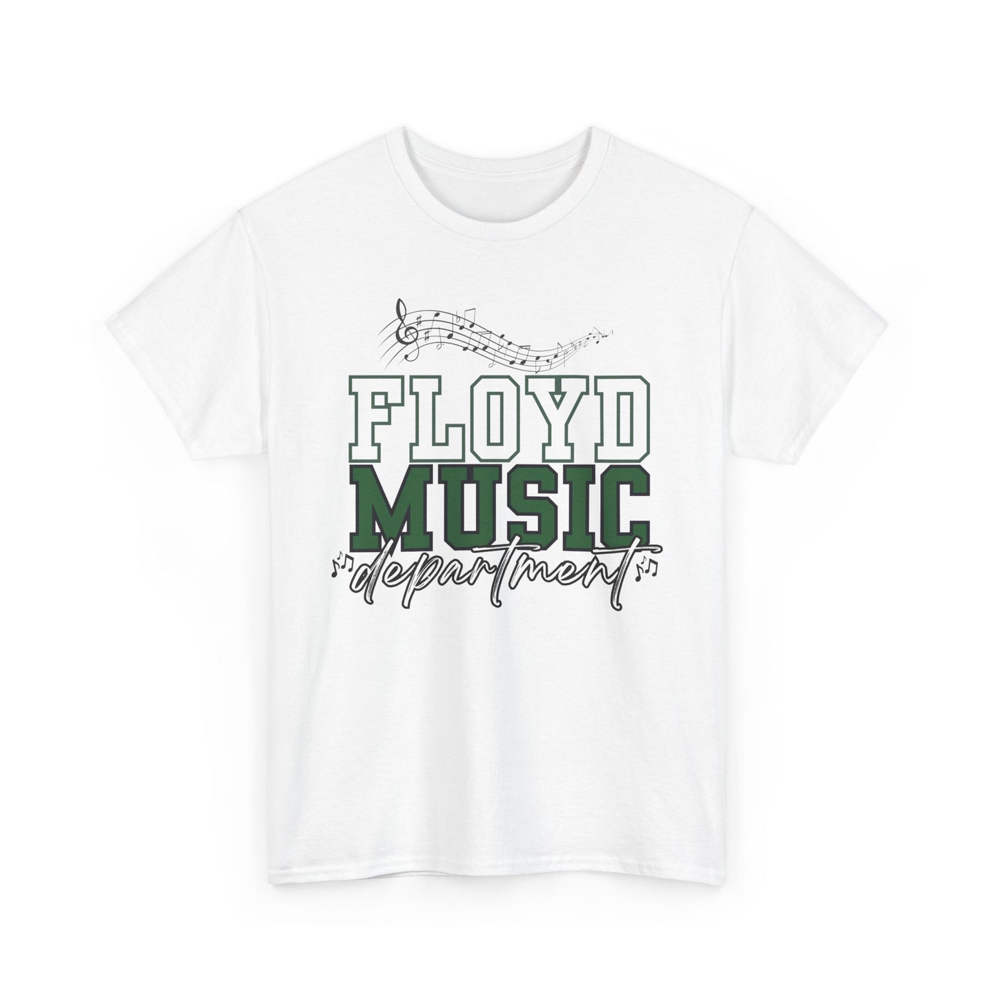 Floyd Music Heavy Cotton Tee - "Music is the Soundtrack of Your Life" Unisex T-Shirt- Floyd Strong