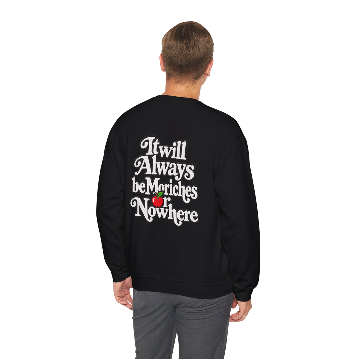 "MES or Nowhere w/ School Things" - Moriches Crewneck Sweatshirt