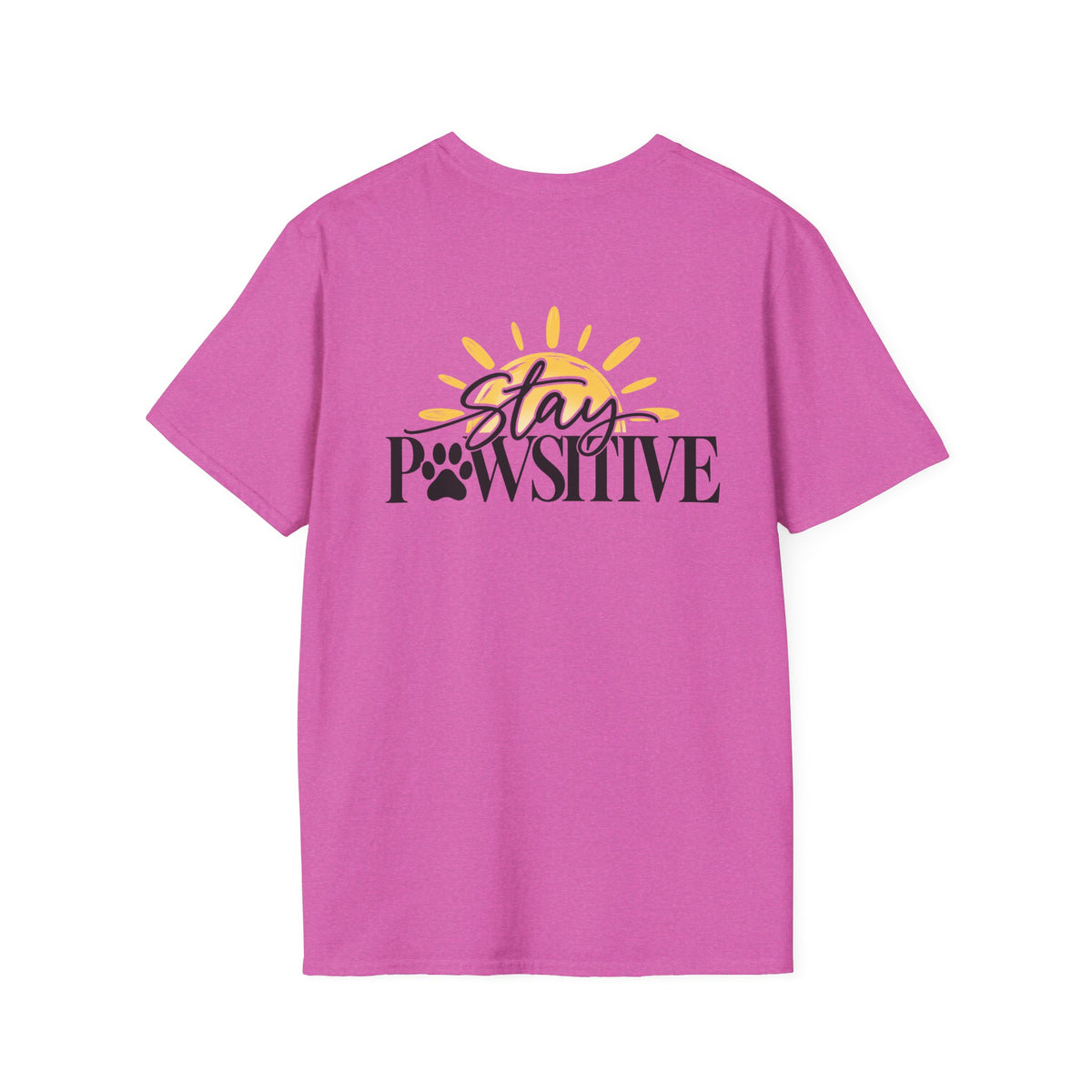Hound & Home "Stay Pawsitive" — T-Shirt