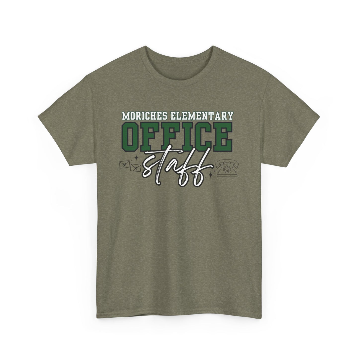 Moriches Office Staff Unisex Heavy Cotton Tee - Heart & Soul of Moriches Design
