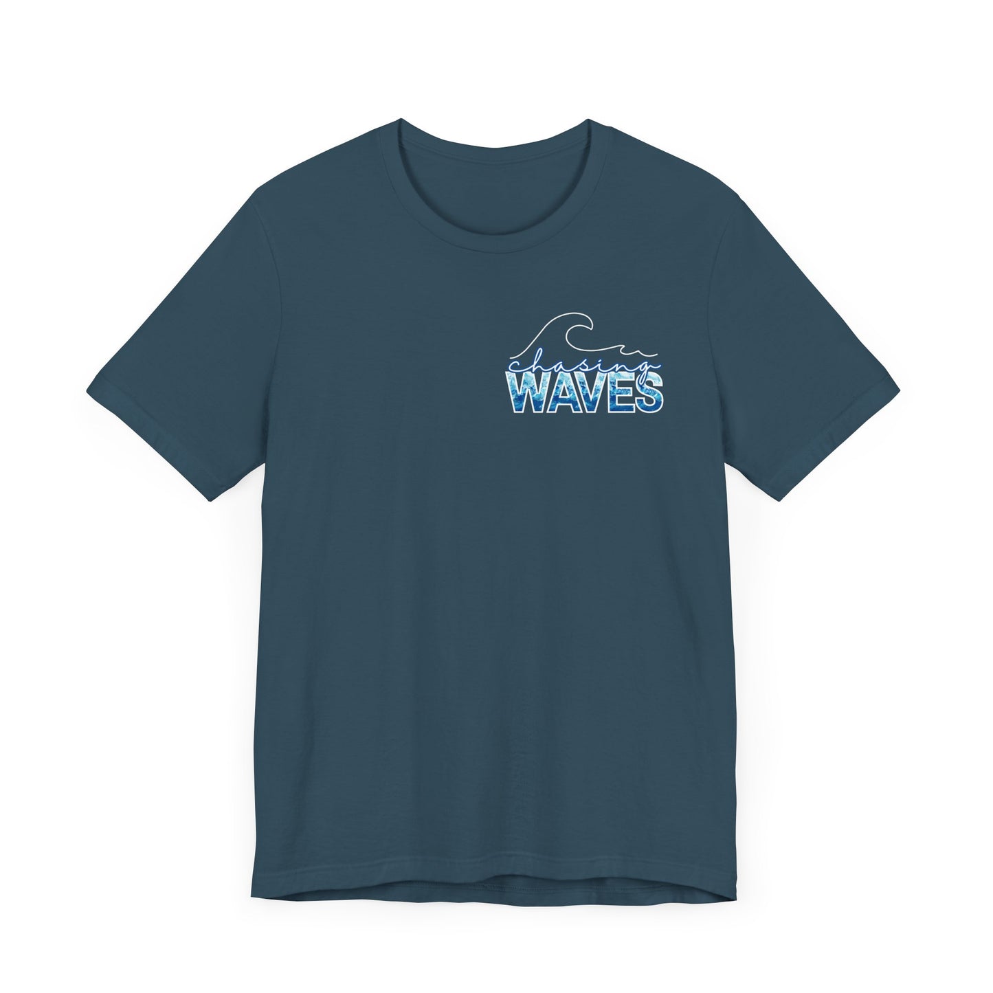 Chasing Waves -- Unisex Summer Shirt, Beachwear, Vacation Top, Summer Nights Apparel