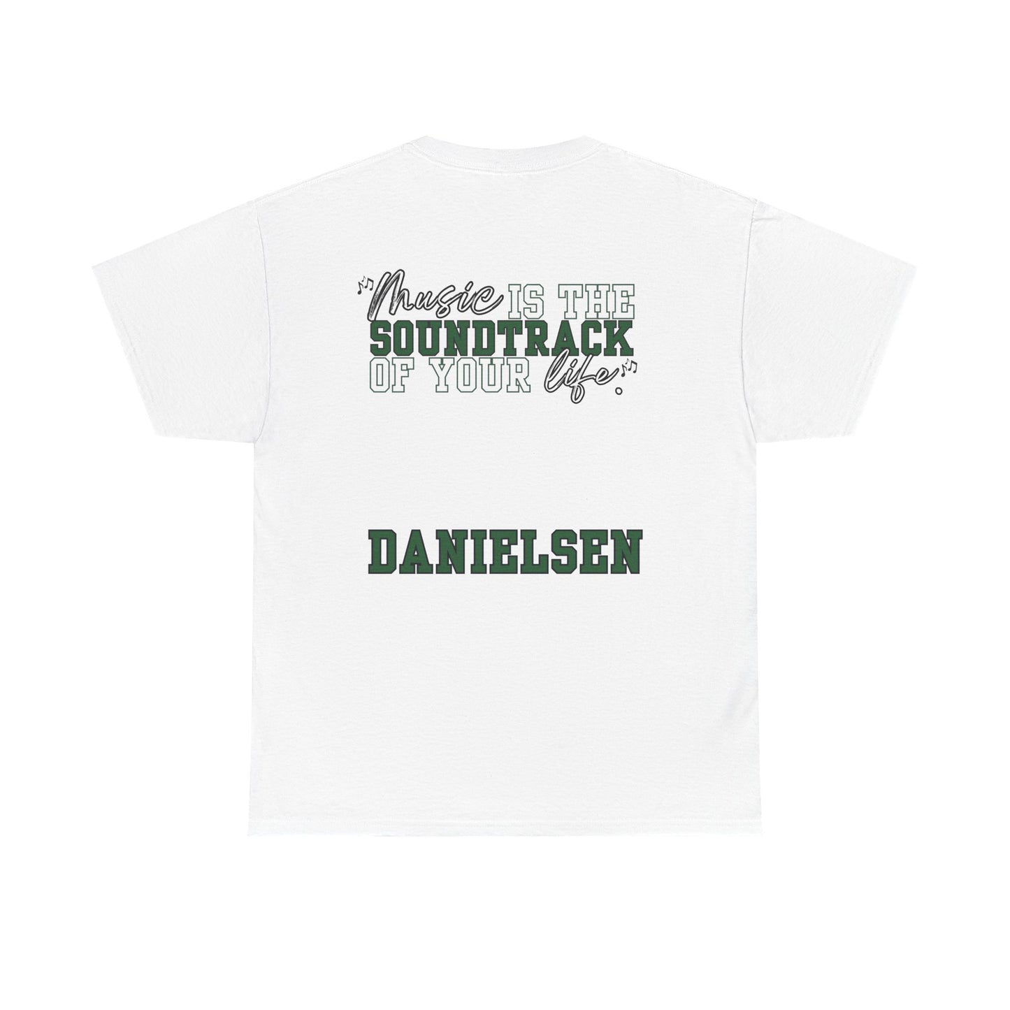 Danielsen- Floyd Music Heavy Cotton Tee - "Music is the Soundtrack of Your Life" Unisex T-Shirt- Personalized